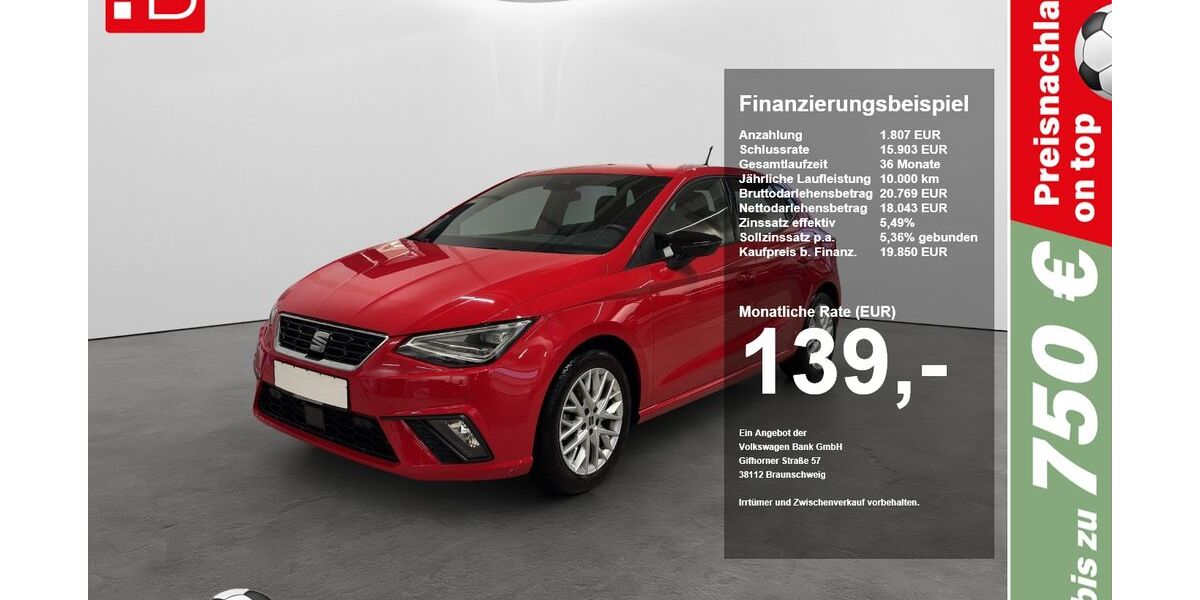 Seat Ibiza 15.199 km 19.850 &euro; Regensburg 93055