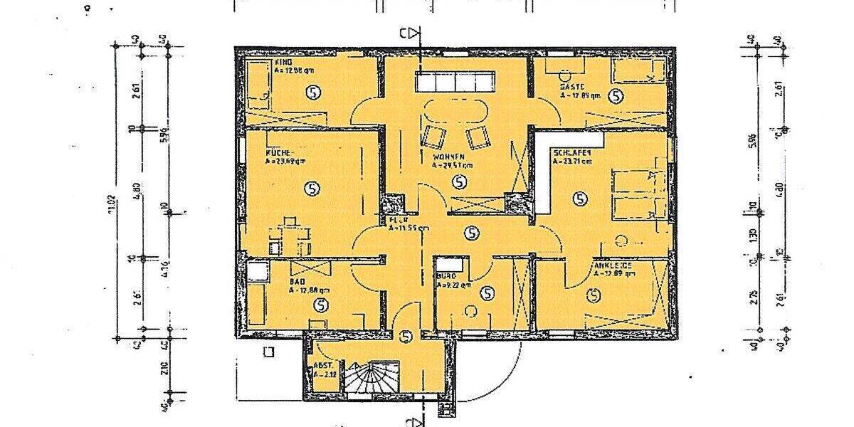 Etagenwohnung Teisnach - 5 Zimmer, 150 m&sup2;, 700&euro; | Angebot:26908829