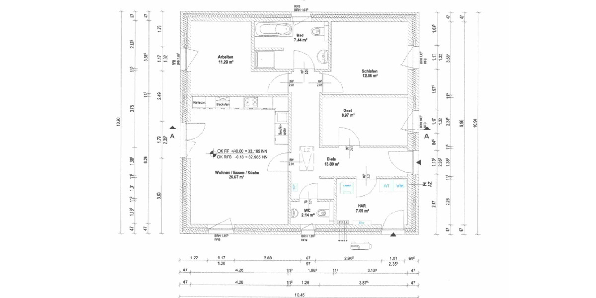 Bungalow Süderbrarup - 4 Zimmer, 90 m&sup2;, 395.000&euro; | Angebot:25190894