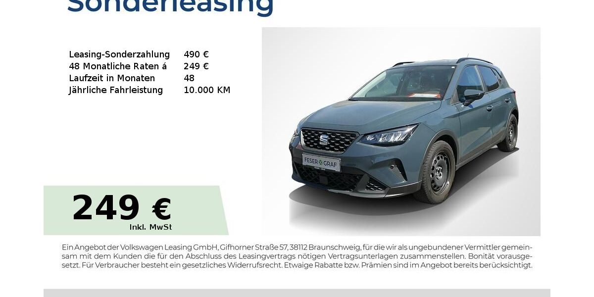 Seat Arona 8.150 km 23.450 &euro; Lauf an der Pegnitz 91207