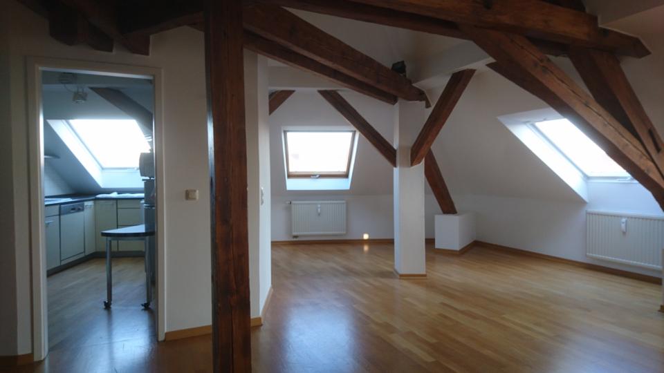 Dachgeschoßwohnung Augsburg Innenstadt - 3 Zimmer, 485.000&euro; | Angebot:22082476