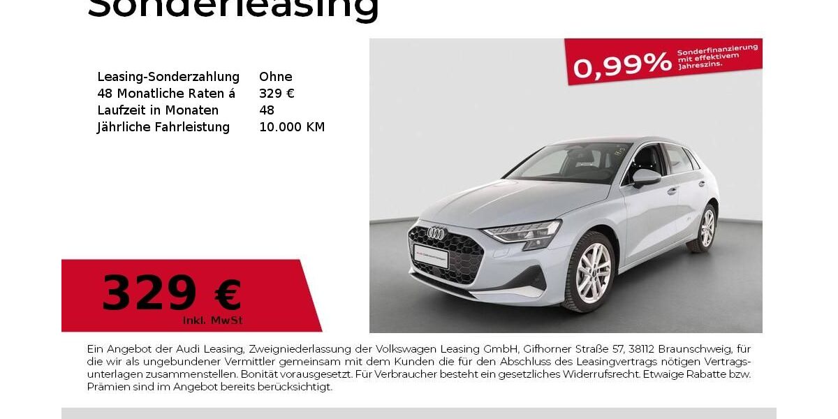 Audi A3 10.741 km 33.940 &euro; Magdeburg 39126