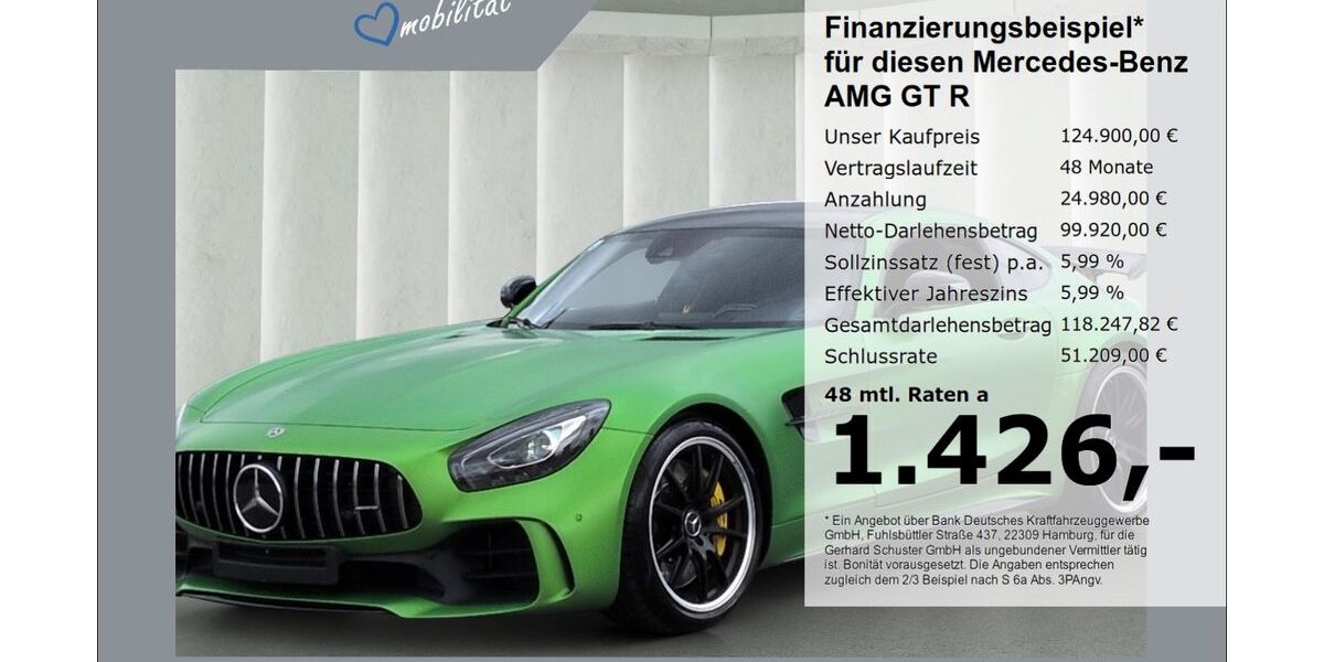 Mercedes-Benz AMG GT R 38.629 km 124.900 &euro; Ruhstorf 94099