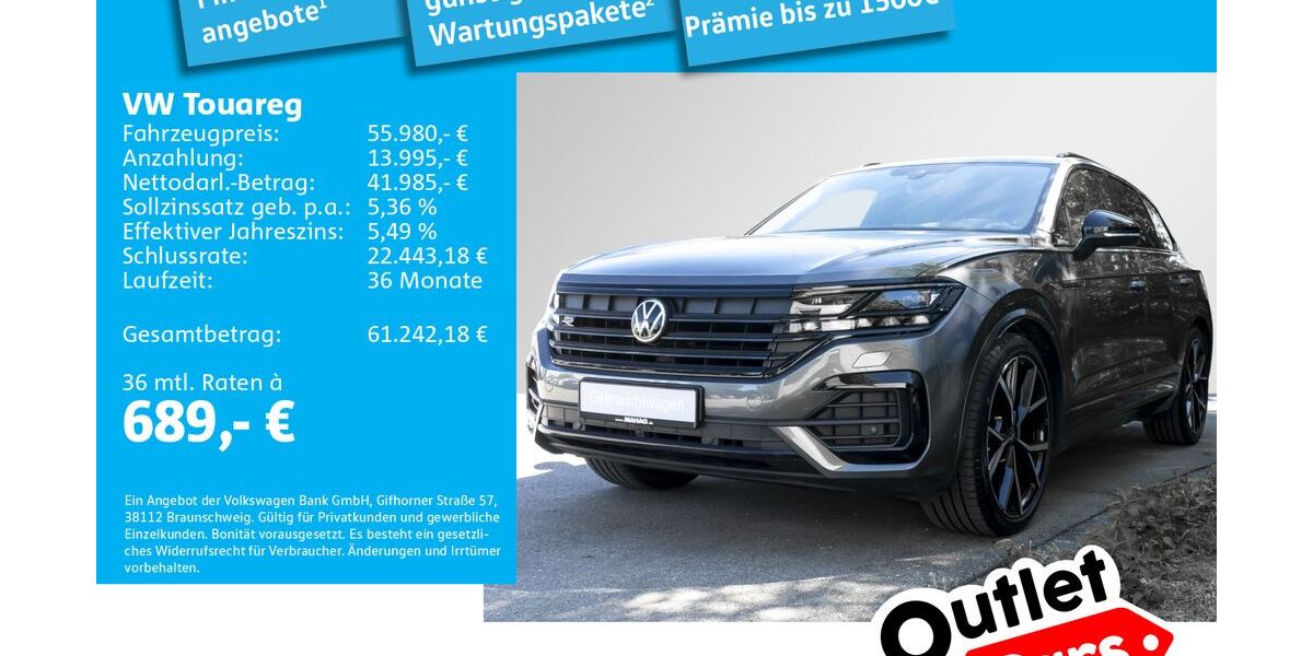 VW Touareg 61.959 km 55.980 &euro; Dachau 85221