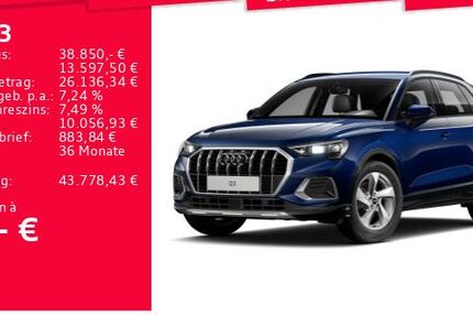 Audi Q3 27.492 km 38.850 &euro; Frankfurt am Main 60314