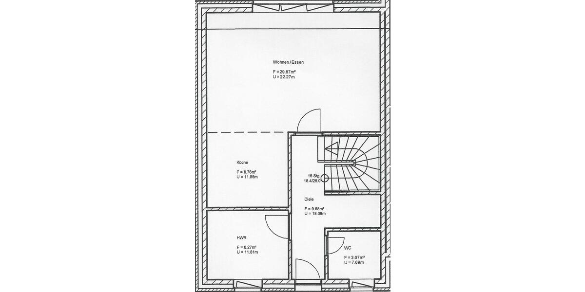 Reihenhaus Westoverledingen - 4 Zimmer, 112 m&sup2;, 309.000&euro; | Angebot:26847524