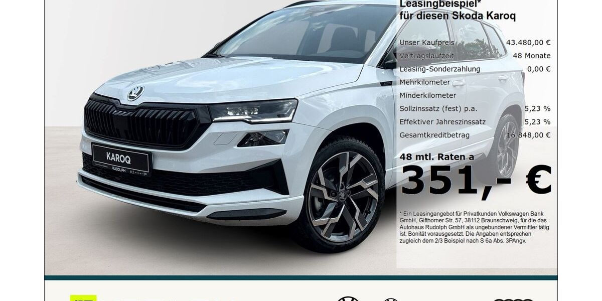 Skoda Karoq 5.000 km 43.480 &euro; Merseburg 06217