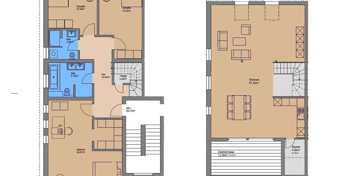 Etagenwohnung Frankfurt am Main Westend Süd - 4 Zimmer, 163 m&sup2;, 3.300&euro; | Angebot:25571605