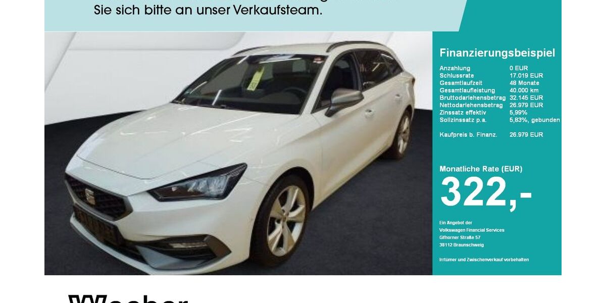 Seat Leon 24.276 km 26.750 &euro; Calw 75365