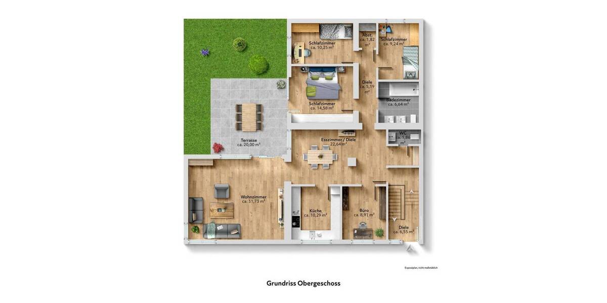 Reihenendhaus Herrenberg Haslach - 6 Zimmer, 160 m&sup2;, 419.000&euro; | Angebot:26600422
