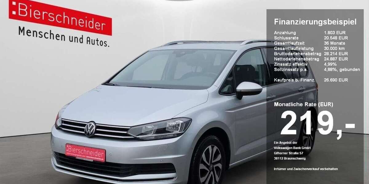 VW Touran 56.400 km 26.690 &euro; Regensburg 93055