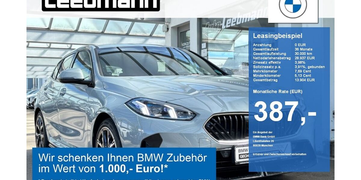 BMW 120 24.927 km 34.435 &euro; Deggendorf 94469
