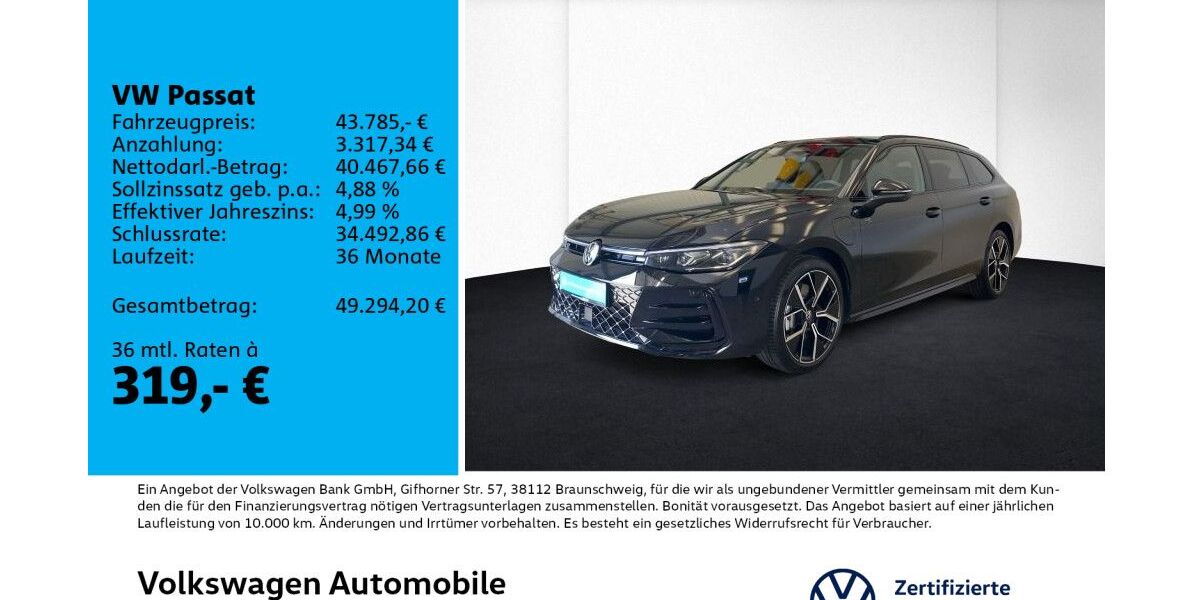 VW Passat 13.159 km 42.980 &euro; Leipzig 04178