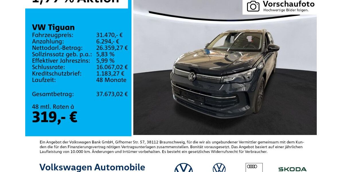 VW Tiguan 30.768 km 31.470 &euro; Leipzig 04277