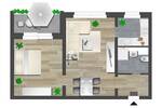 Etagenwohnung Chemnitz Bernsdorf - 2 Zimmer, 44 m&sup2;, 261&euro; | Angebot:26869024