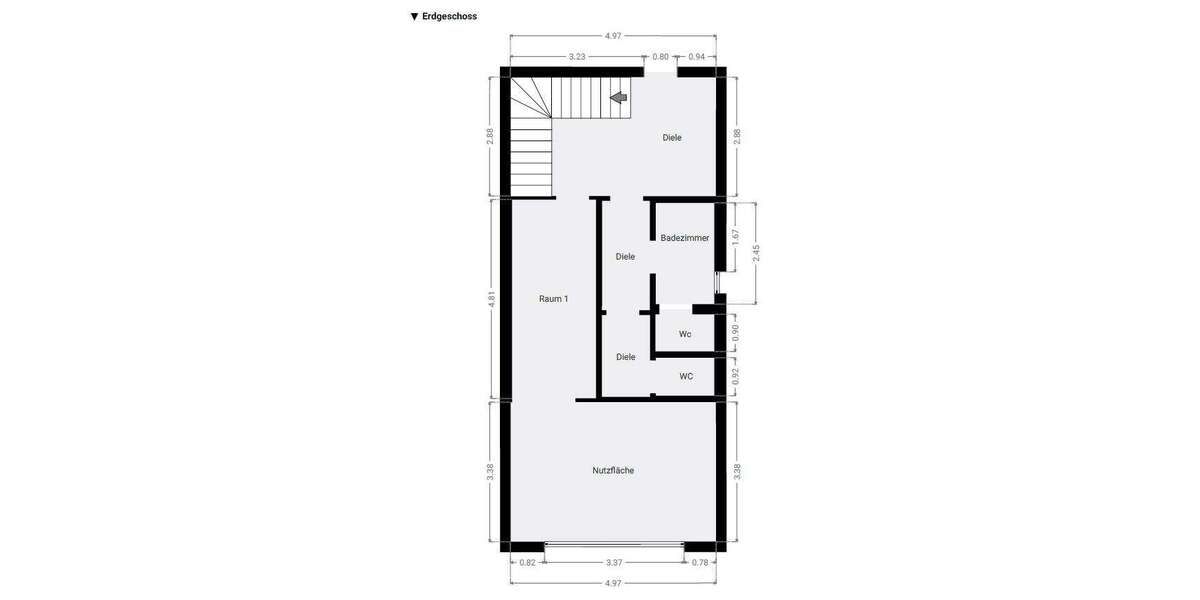 Reihenendhaus mit Potenzial zum Selbstausbau in Delitzsch 3 zimmer