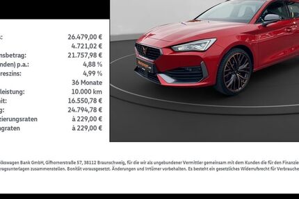 Cupra Leon 27.906 km 26.479 € Leinefelde-Worbis/DE 37327