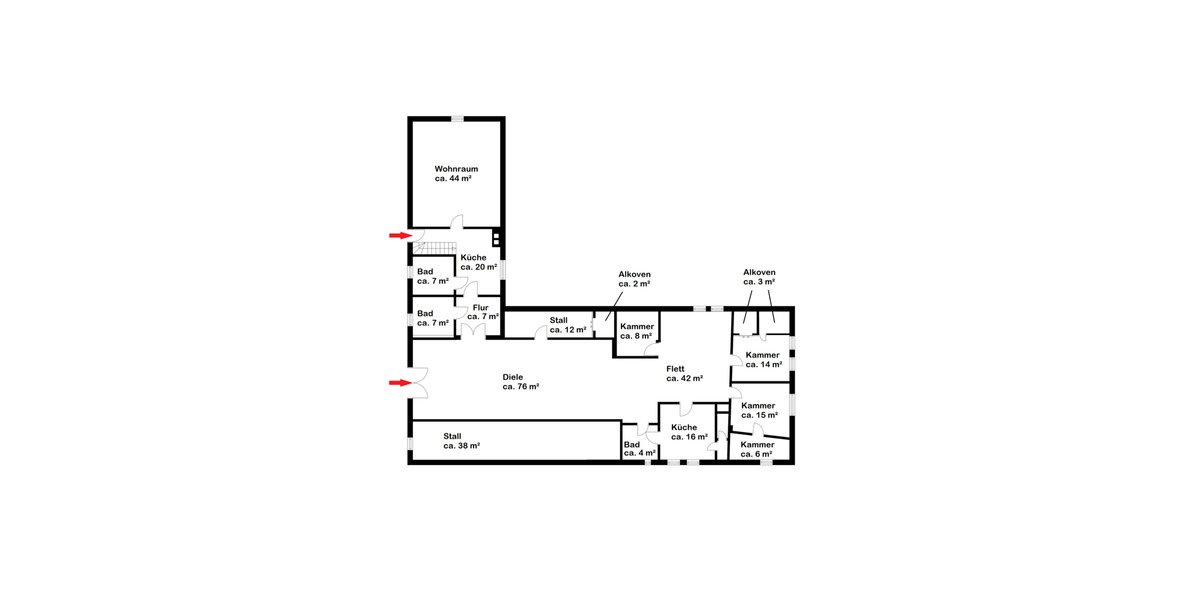 Bauernhaus, Landhaus Osterholz-Scharmbeck Teufelsmoor - 7 Zimmer, 196 m&sup2;, 379.000&euro; | Angebot:25898716