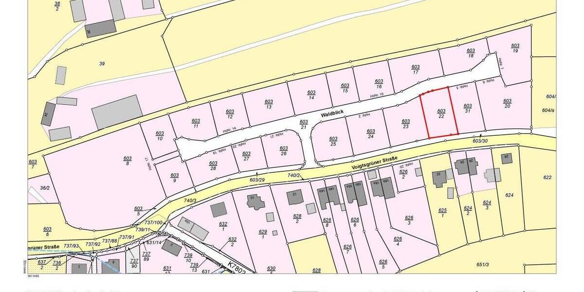 Grundstück Heinsdorfergrund Hauptmannsgrün - 52.500&euro; | Angebot:25780736
