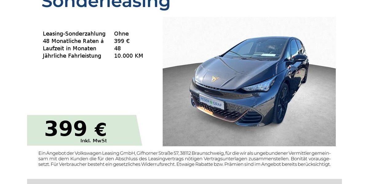 Cupra Born 9.990 km 55.420 &euro; Schwabach 91126