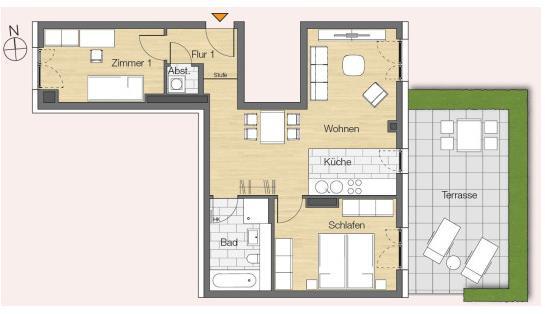 Hochparterre Frankfurt am Main Bockenheim - 3 Zimmer, 82 m&sup2;, 579.000&euro; | Angebot:27281945