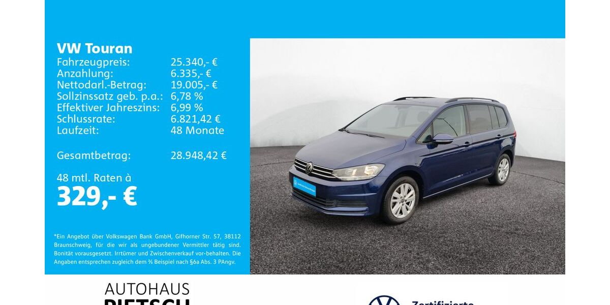 VW Touran 73.114 km 23.380 &euro; Melle 49324