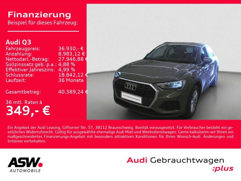 Audi Q3 29.500 km 36.330 € Heilbronn 74074