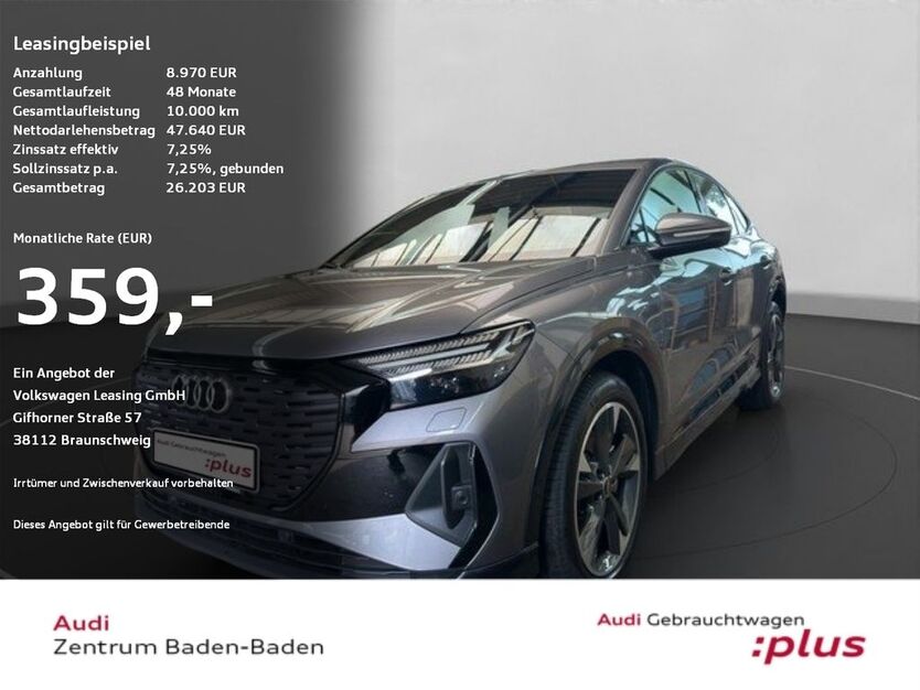 Audi Q4 e-tron 37.900 km 47.640 € Baden Baden 76532
