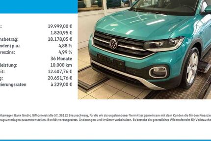 VW T-Cross 40.085 km 19.999 &euro; Mühlhausen/Thüringen 99974