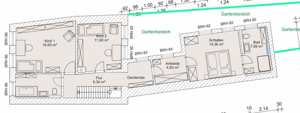Etagenwohnung Riesa Neuweida - 5 Zimmer, 155 m&sup2;, 1.240&euro; | Angebot:26659160