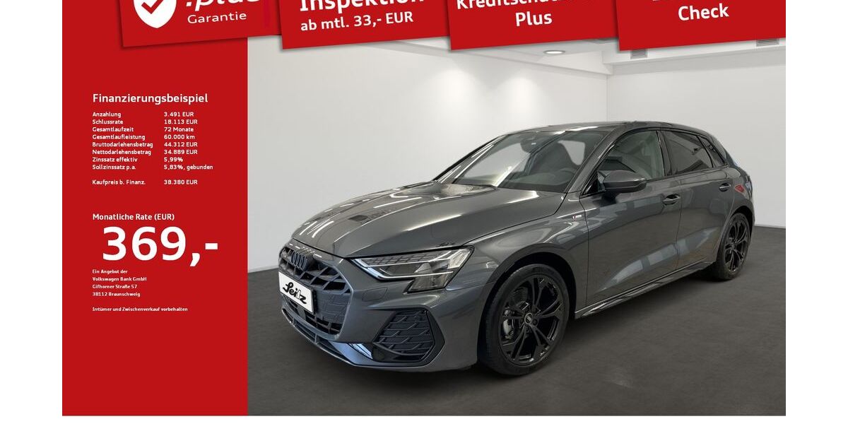 Audi A3 8.300 km 38.380 &euro; Kempten 87435