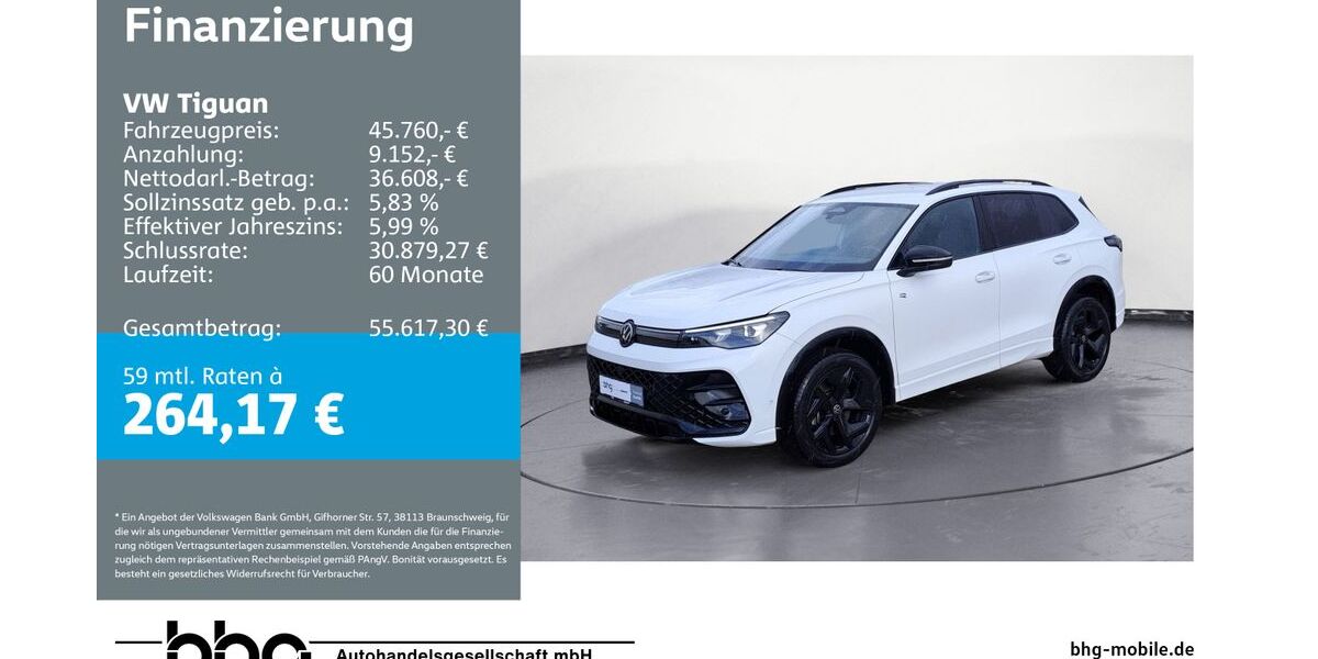 VW Tiguan 21.518 km 44.920 &euro; Durmersheim 76448