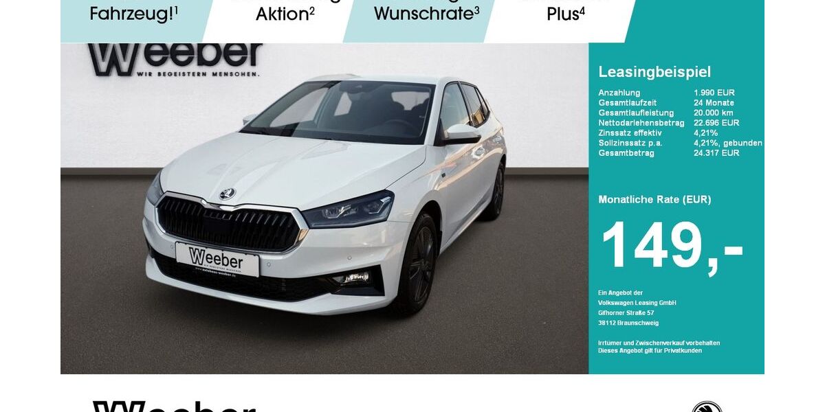 Skoda Fabia 3.000 km 24.670 &euro; Calw 75365