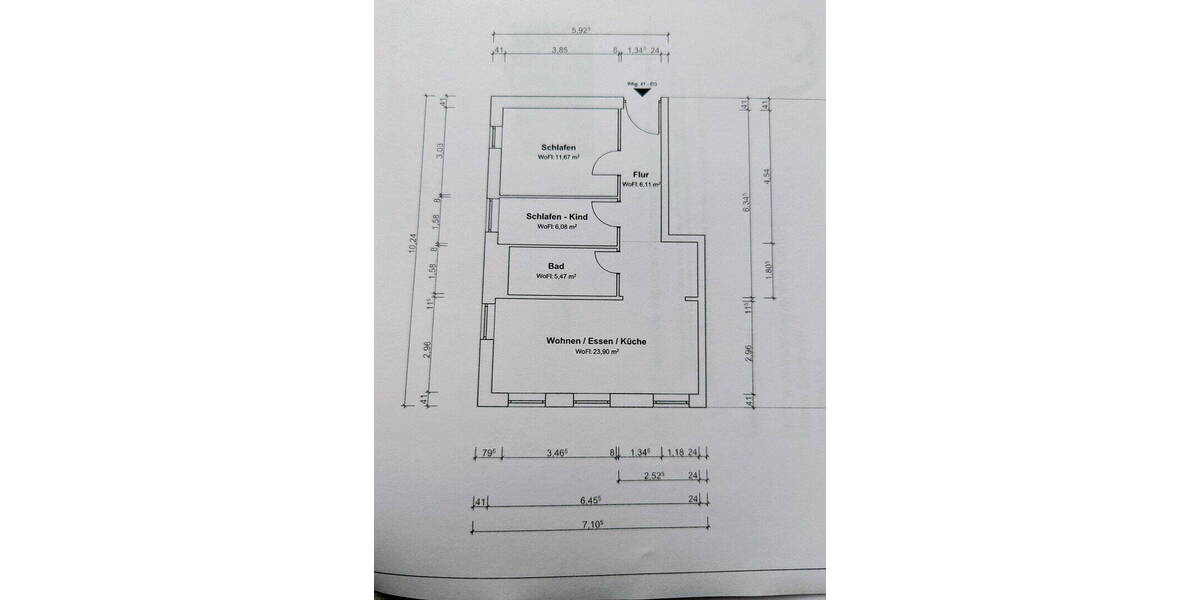 Etagenwohnung Waren (Müritz) Waren - 2 Zimmer, 53 m&sup2;, 169.000&euro; | Angebot:26780108