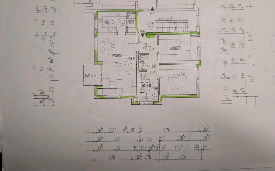 Etagenwohnung Forchheim - 3 Zimmer, 89 m&sup2;, 1.120&euro; | Angebot:26316526