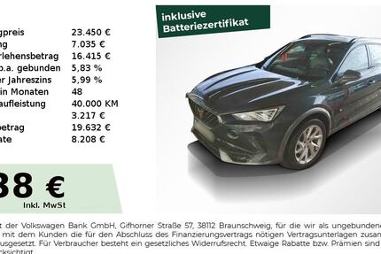Cupra Formentor 35.750 km 23.450 &euro; Nürnberg 90431