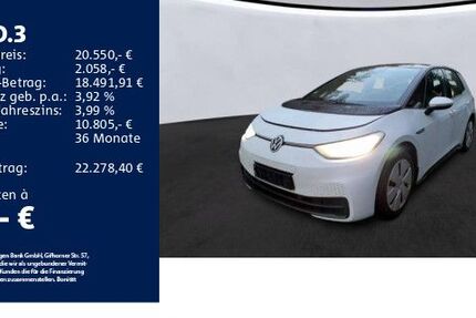 VW ID.3 21.516 km 20.550 &euro; Aalen 73431