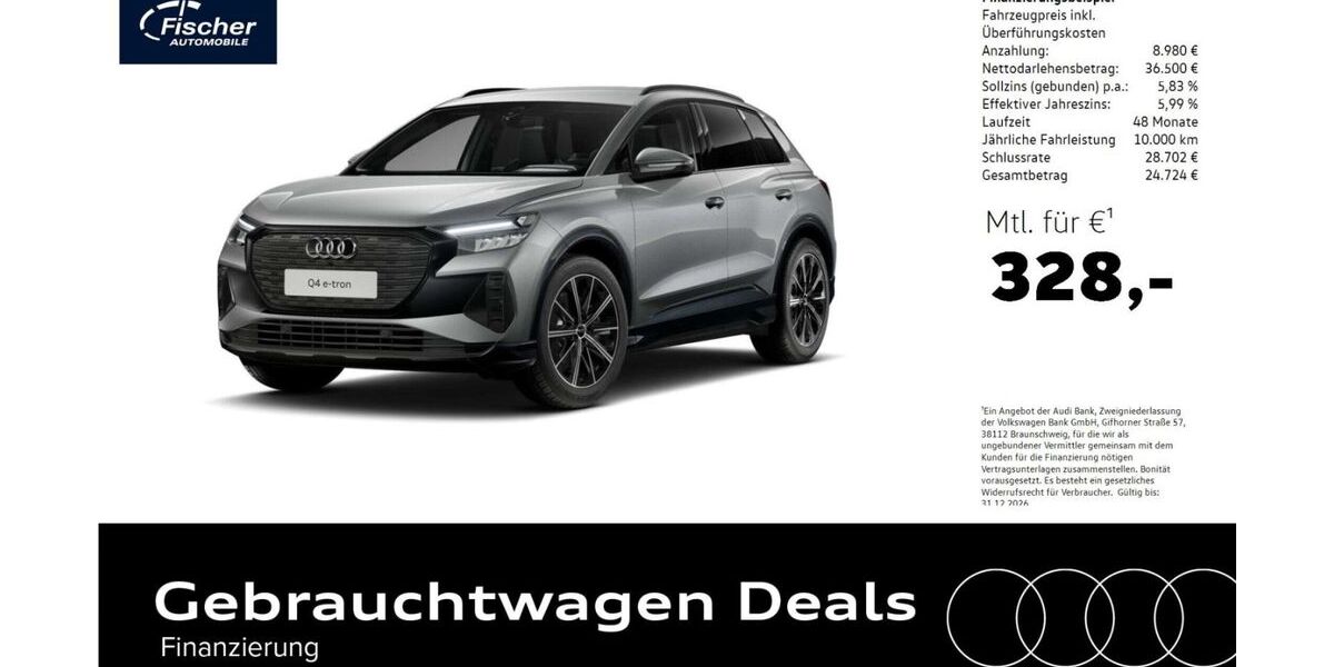 Audi Q4 e-tron 7.046 km 45.480 &euro; Neumarkt 92318
