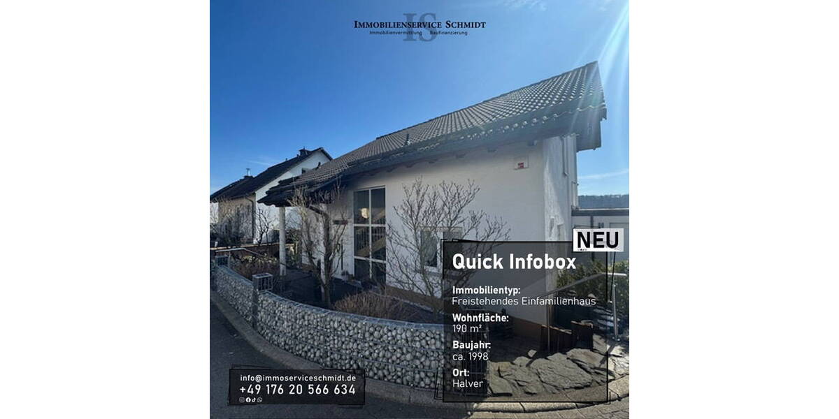 Mehrfamilienhaus, Wohnhaus Halver - 5 Zimmer, 190 m&sup2;, 479.000&euro; | Angebot:25775090