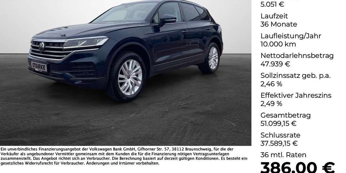 VW Touareg 22.295 km 52.990 &euro; Versmold 33775