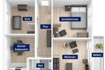 Etagenwohnung Türkheim - 3 Zimmer, 75 m&sup2;, 830&euro; | Angebot:26403452