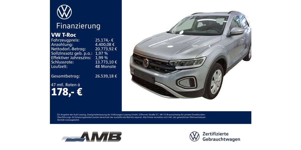 VW T-Roc 21.840 km 24.680 &euro; Borna 04552