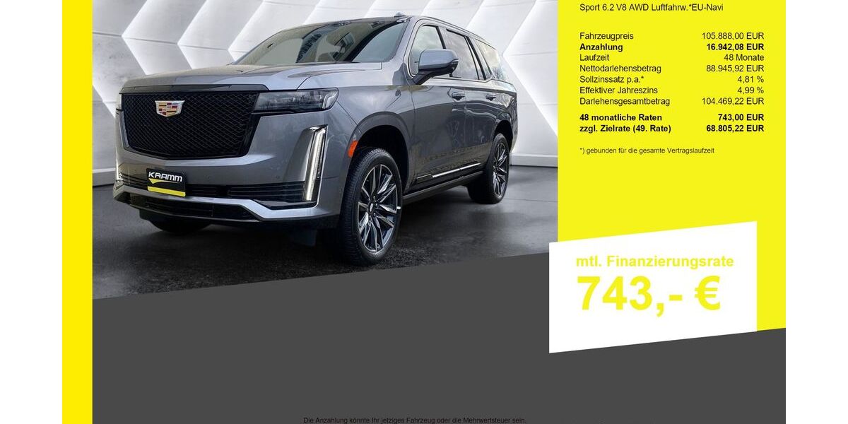 Cadillac Escalade 42.500 km 105.888 &euro; Berlin-Französisch Buchholz 13127