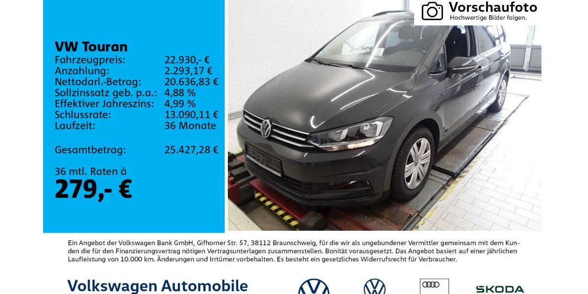 VW Touran 72.698 km 22.930 &euro; Leipzig 04277