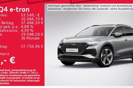 Audi Q4 e-tron 5.447 km 53.549 &euro; Eching 85386
