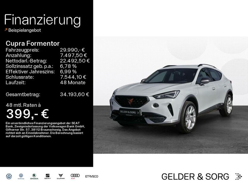 Cupra Formentor 35.600 km 29.990 € Schweinfurt 97424