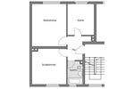 Etagenwohnung Hessisch Lichtenau - 2 Zimmer, 49 m&sup2;, 350&euro; | Angebot:26315985