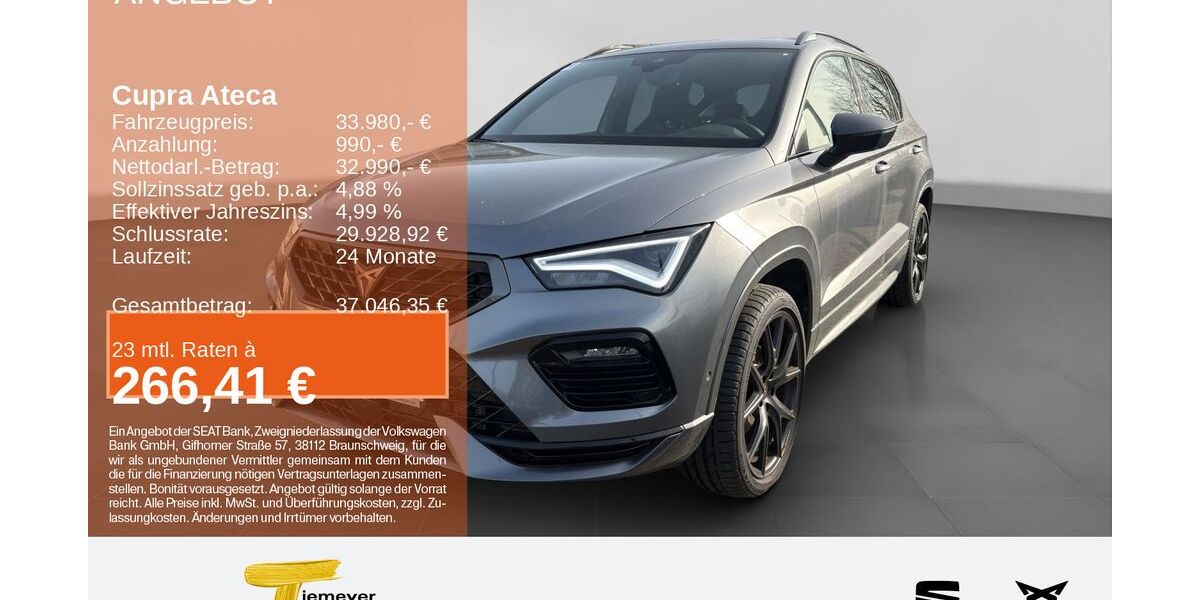 Cupra Ateca 1.500 km 33.980 &euro; Lüdenscheid 58513