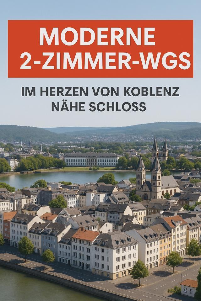 Moderne 2-Zimmer-WGs im Herzen von Koblenz – Nähe Schloss! zimmer