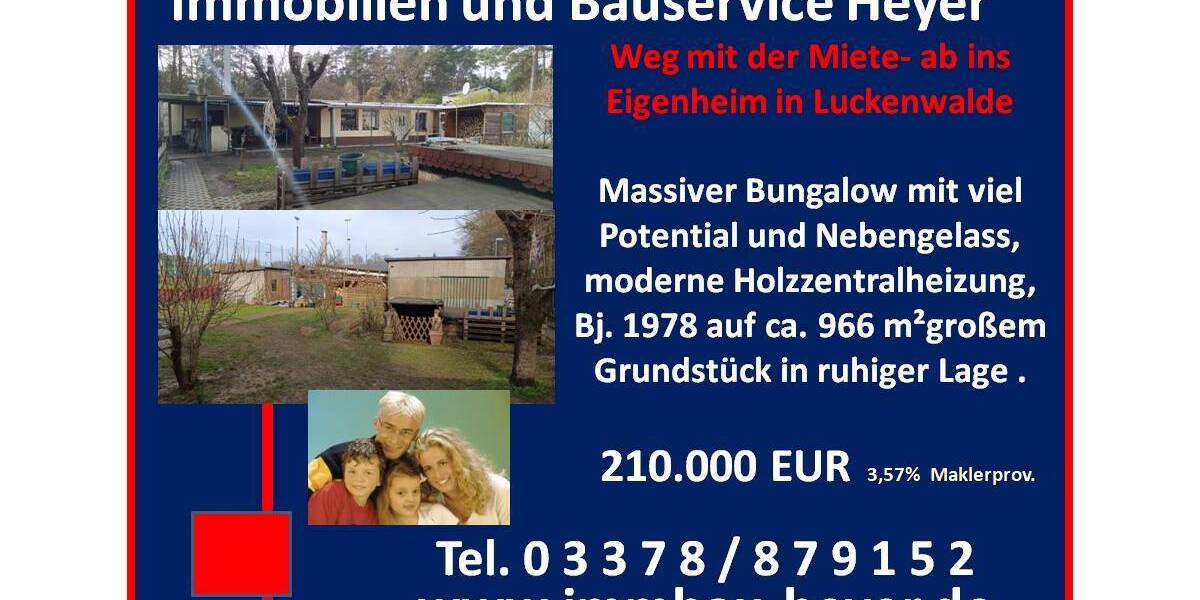 Mehrfamilienhaus, Wohnhaus Luckenwalde - 4 Zimmer, 85 m&sup2;, 210.000&euro; | Angebot:25562816